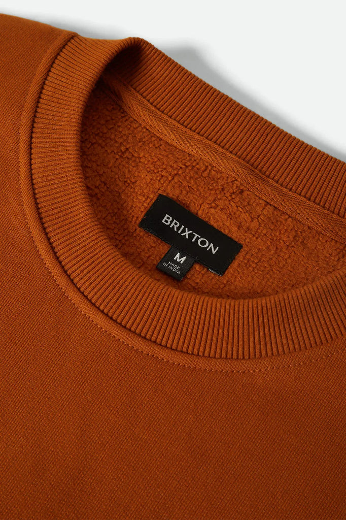 Brixton Mens Sweatshirt Embroidered Heavyweight Crew