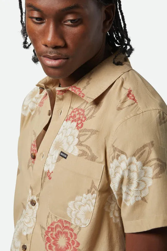Brixton Mens Woven Charter Print