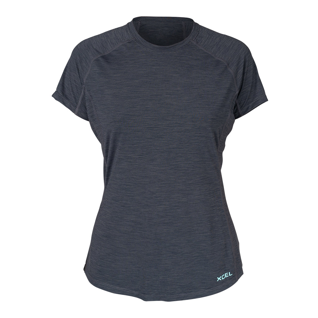 Xcel Women's Heathered VentX Short Sleeve Relaxed Fit UV DS