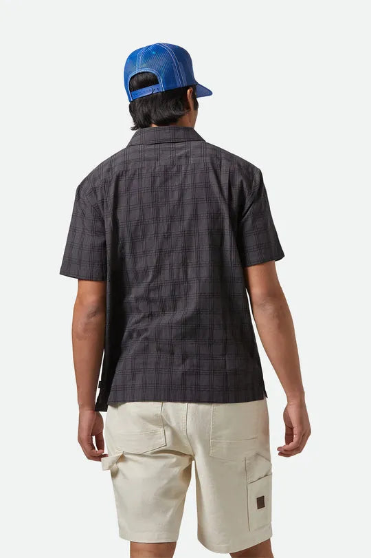 Brixton Mens Woven CRU Oxford Plaid
