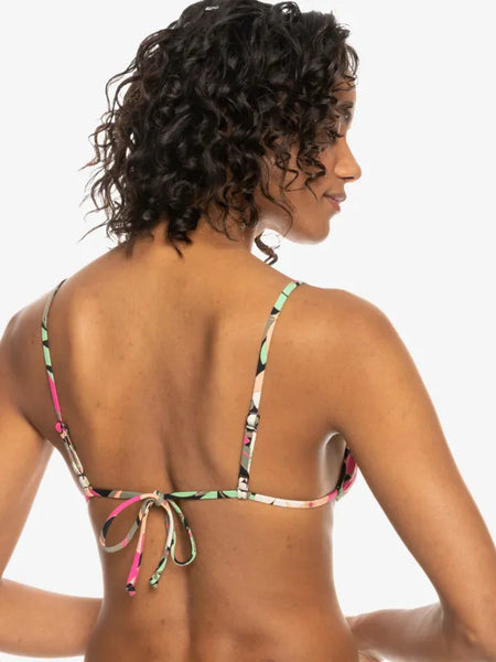 Roxy Womens Bikini Top Pants Beach Classics Adjustable Bralette