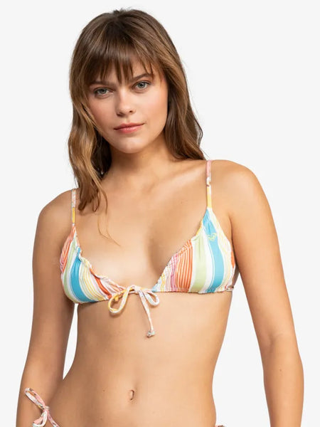 Roxy Womens Bikini Top Playa Paradise Reversible