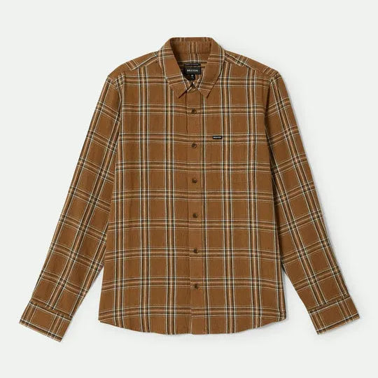 Brixton Mens Shirt Charter Linen Blend