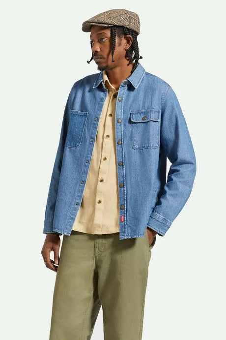 Brixton Mens Shirt Reserve Assembly Overshirt