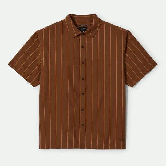 Brixton Mens Woven CRU Stripe Relaxed