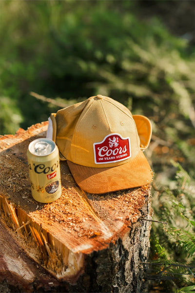 Seager X Coors Banquet Hat 150 Canvas Flapjack