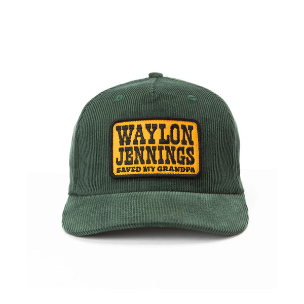 Seager X Waylon Jennings Hat Grandpa Corduroy Snapback