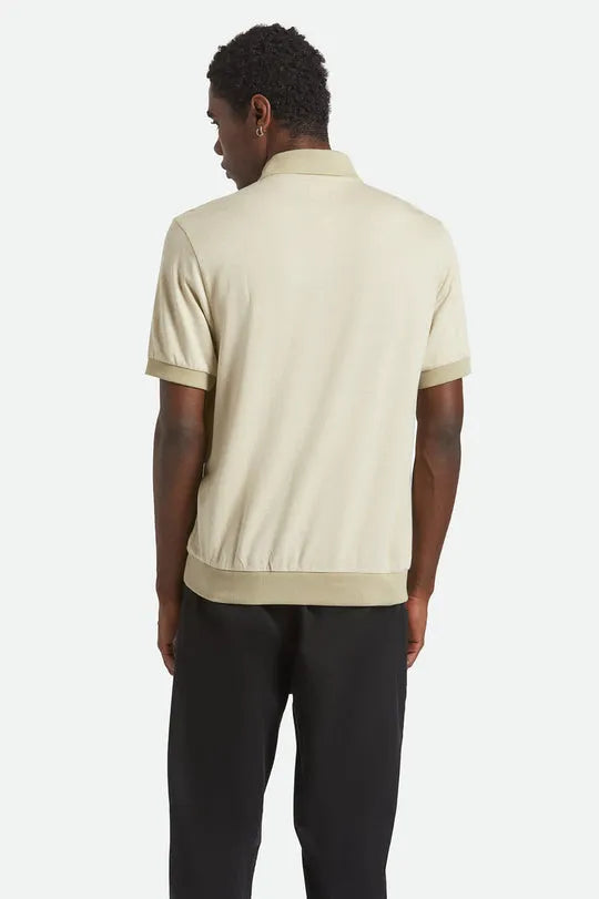 Brixton Mens Knit Weekend Herringbone Polo