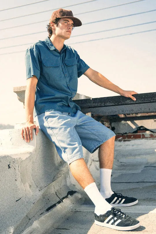 Brixton Mens Shorts Choice Chino Baggy