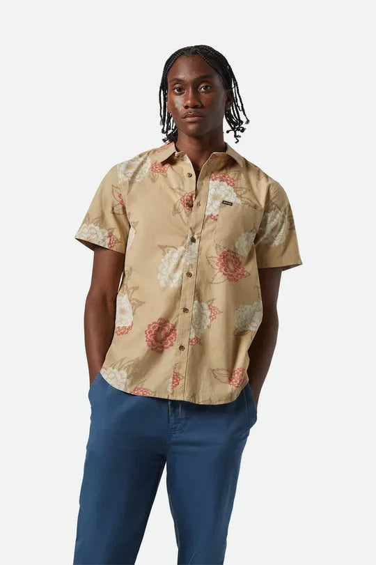 Brixton Mens Woven Charter Print