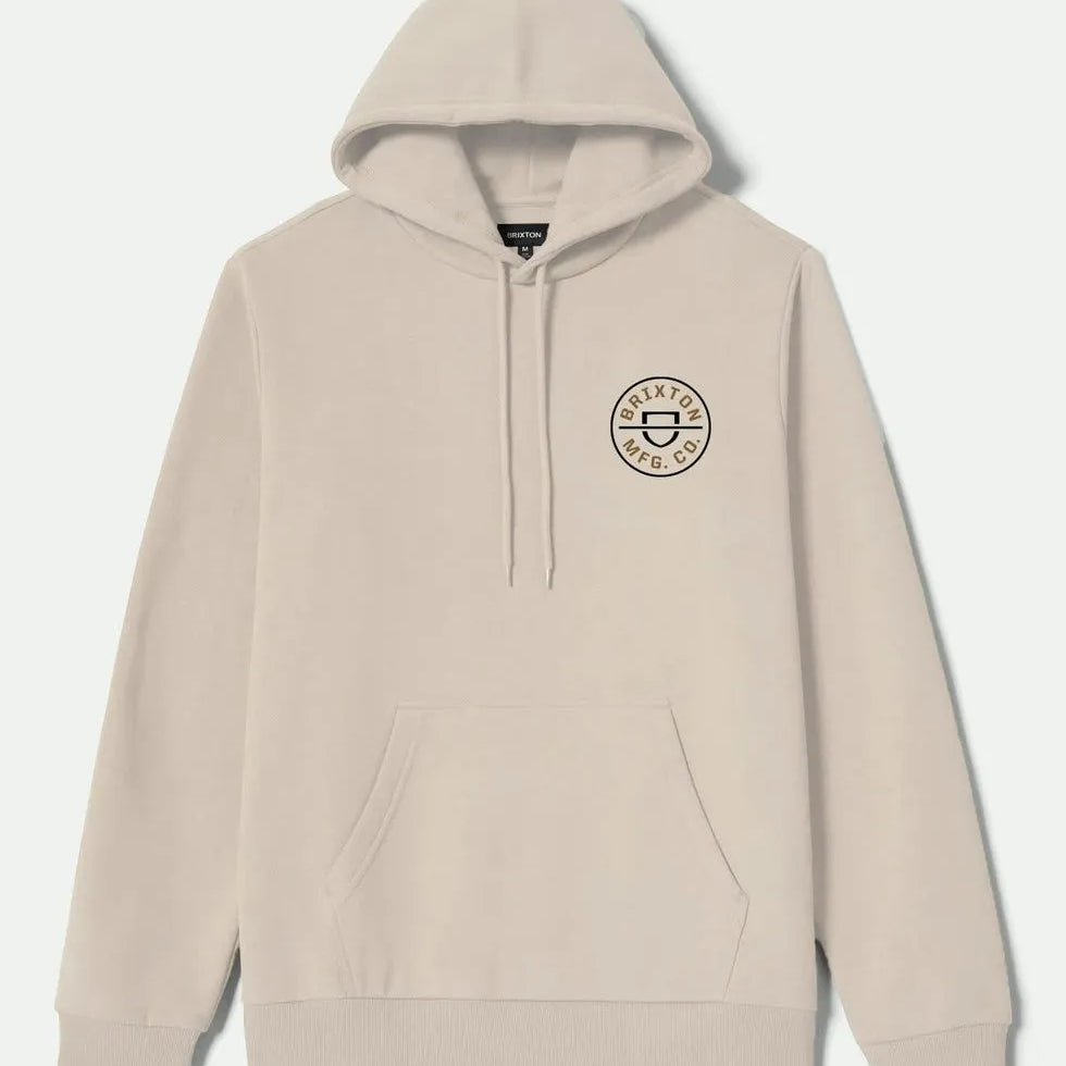 Brixton Mens Sweatshirt Crest Hoodie