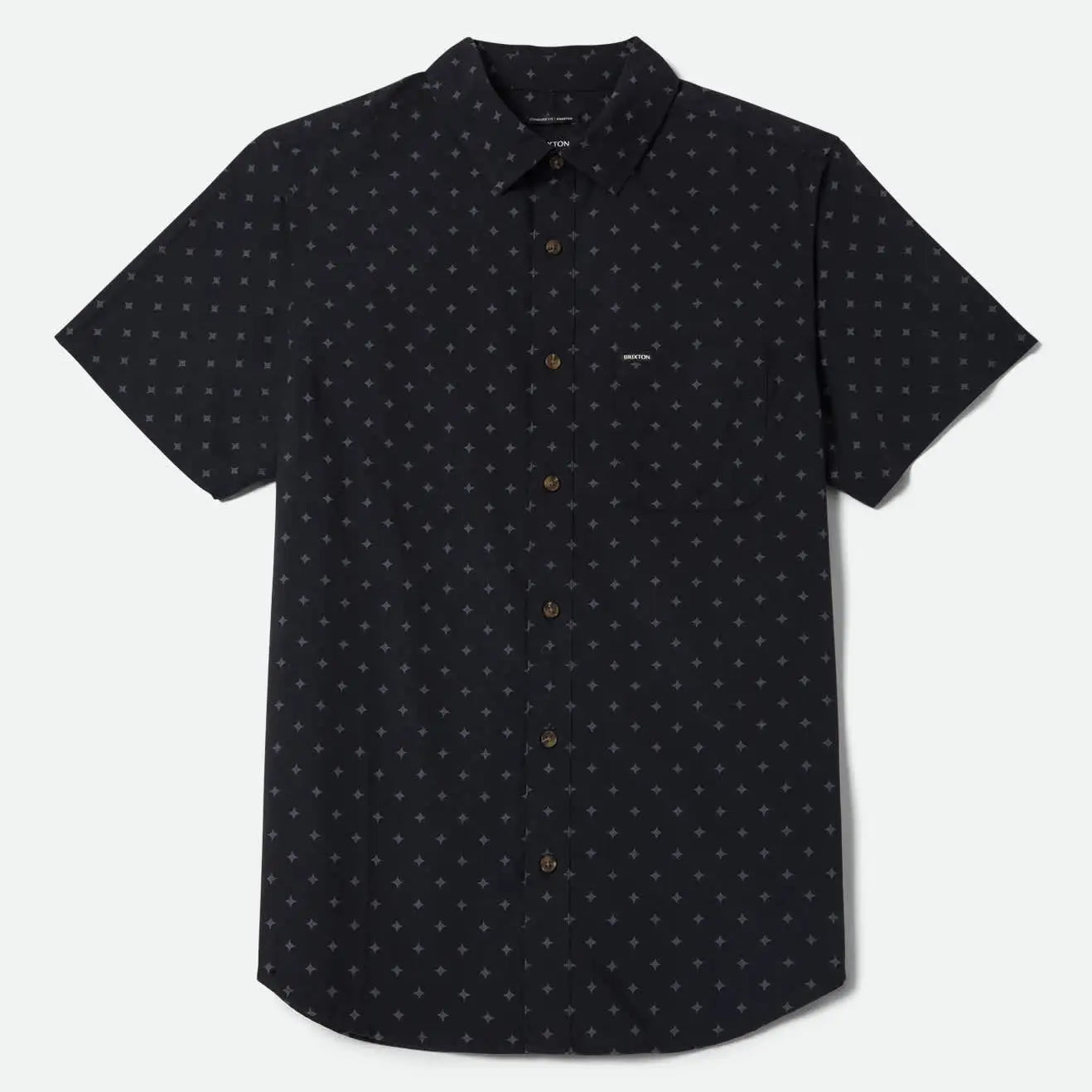 Brixton Mens Woven Charter Print