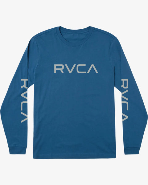 RVCA Mens Shirt Big RVCA Long Sleeve