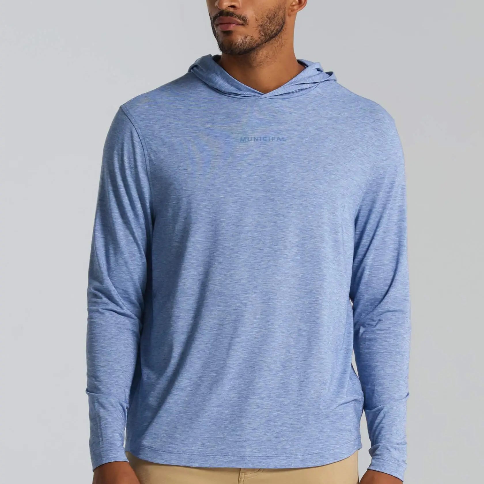Municipal Mens Shirt Sport Utility LS Hooded