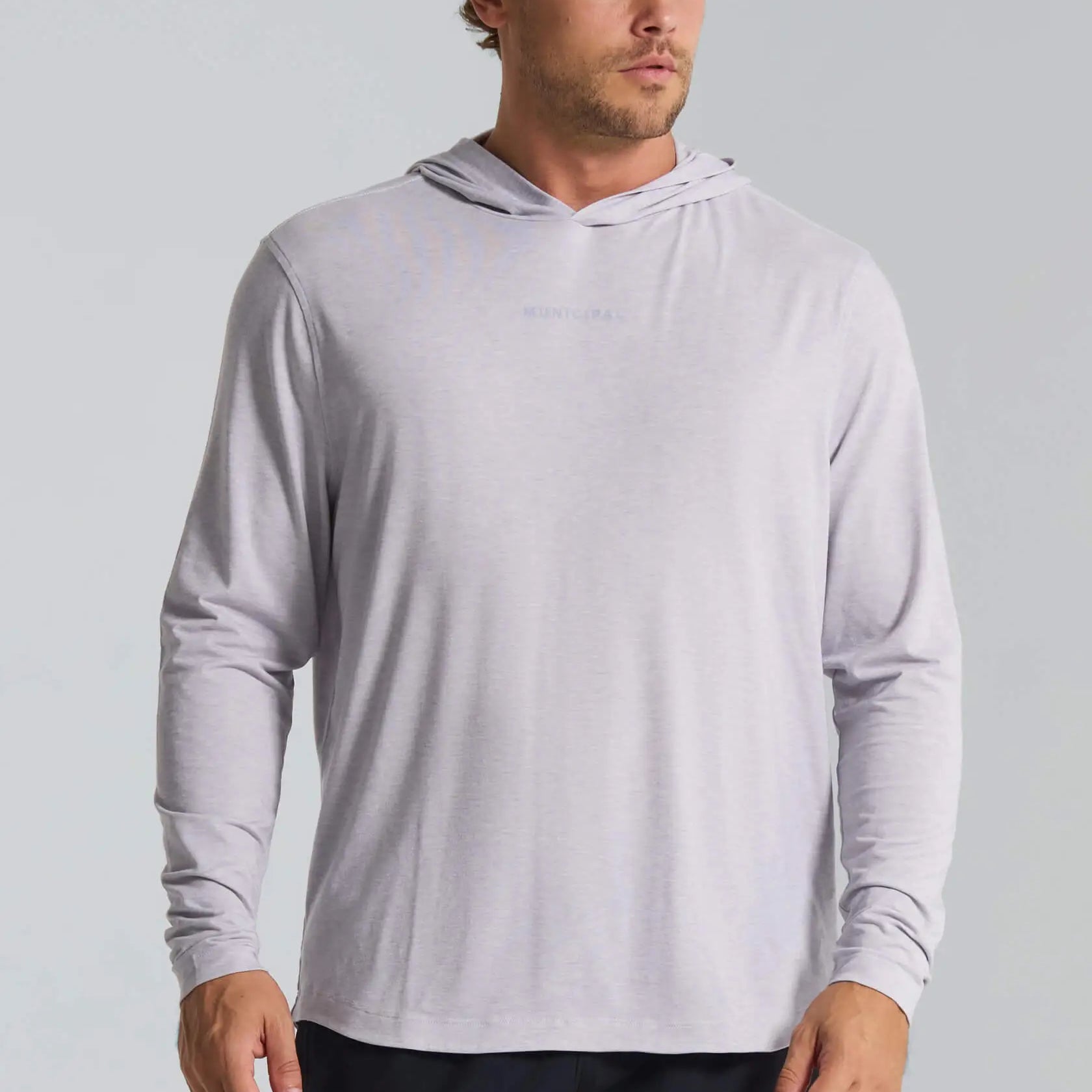 Municipal Mens Shirt Sport Utility LS Hooded