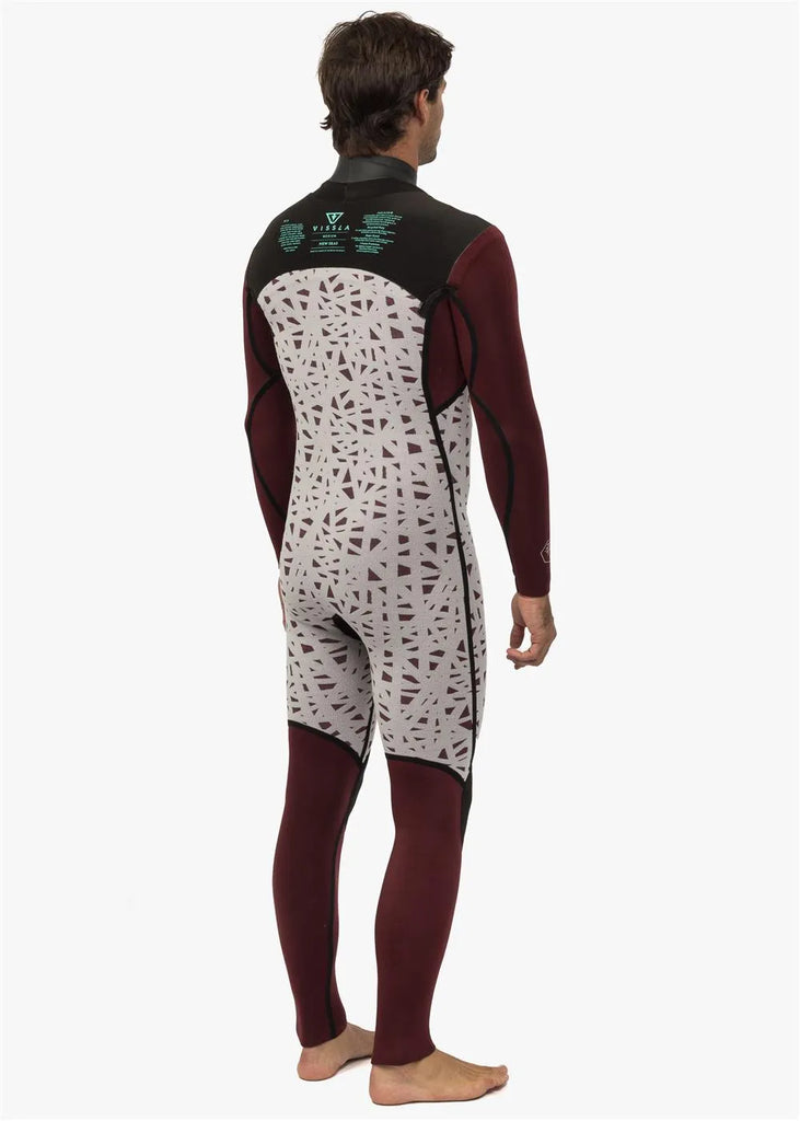 Vissla Mens Wetsuit New Seas 3/2 V-Zip Full Suit