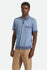 Brixton Mens Knit Weekend Herringbone Polo