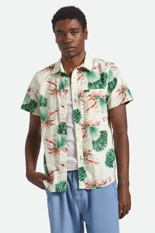 Brixton Mens Woven Charter Print