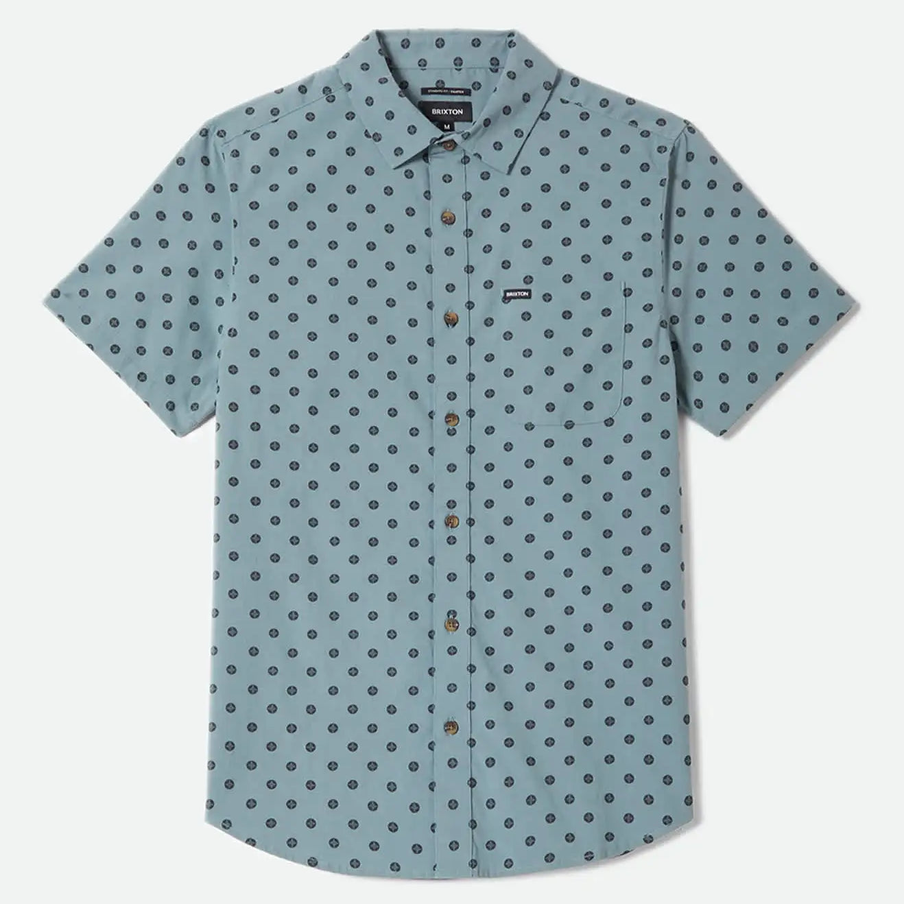 Brixton Mens Woven Charter Print
