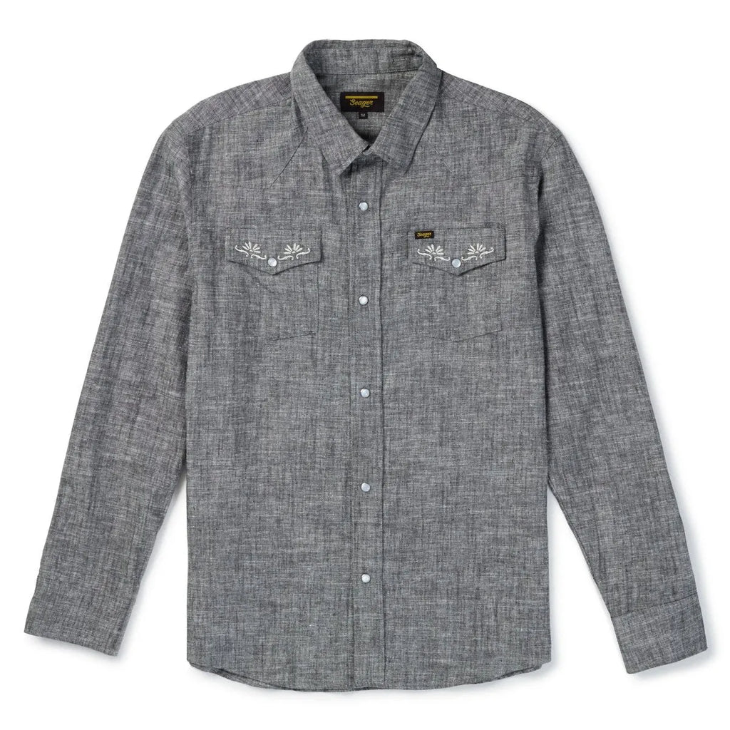 Seager Mens Shirt Reagan Pearl Snap