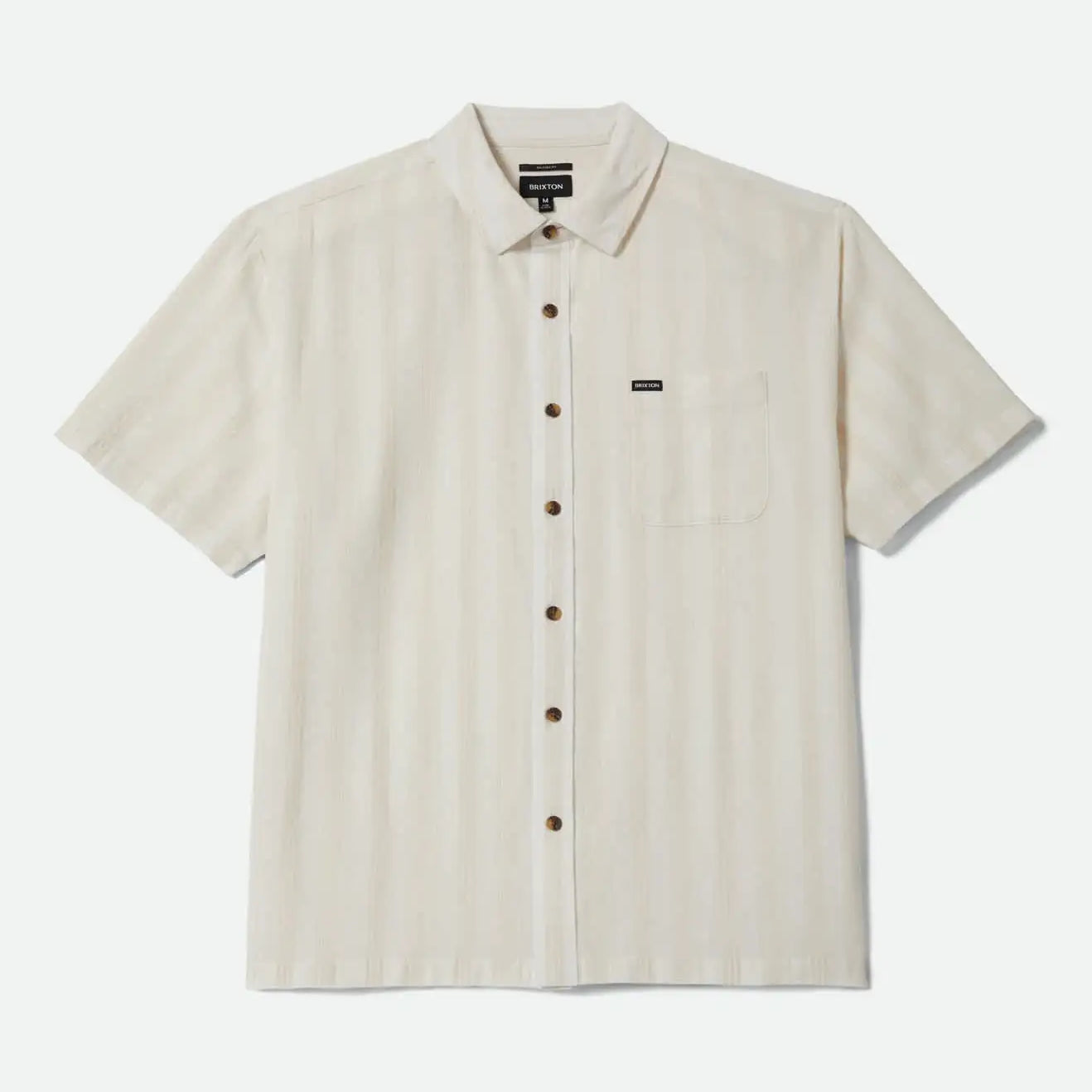 Brixton Mens Woven Cru Stripped Dobby