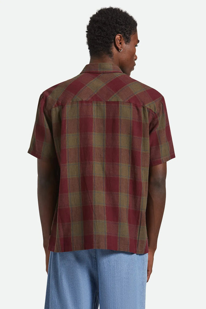 Brixton Mens Shirt Cru Linen Blend