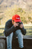 Seager Hat Big Red Corduroy Snapback