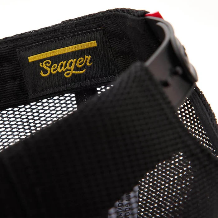 Seager X Waylon Jennings Hat Eagle Snapback Black