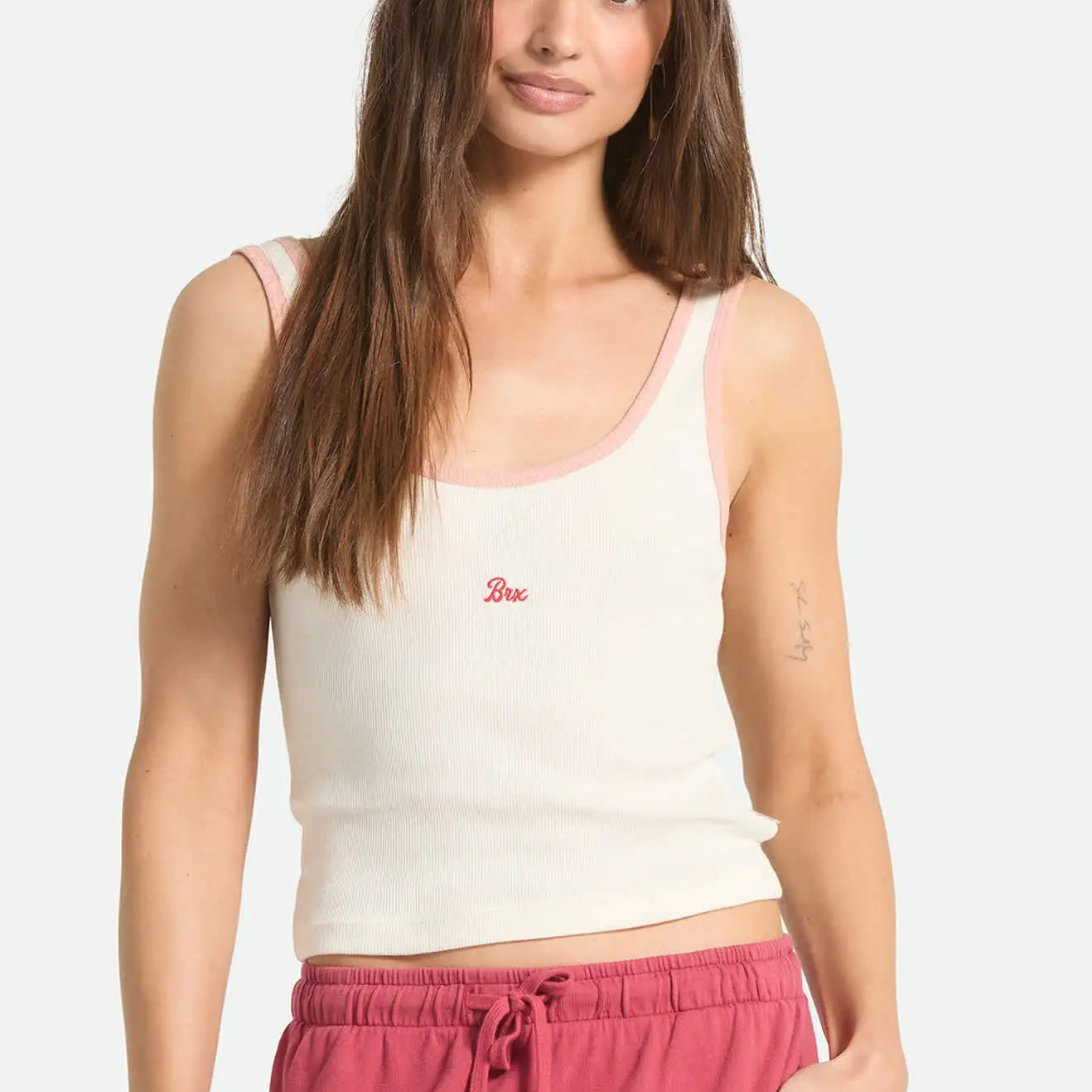 Brixton Womens Tank Top Ringer Organic A-Tank