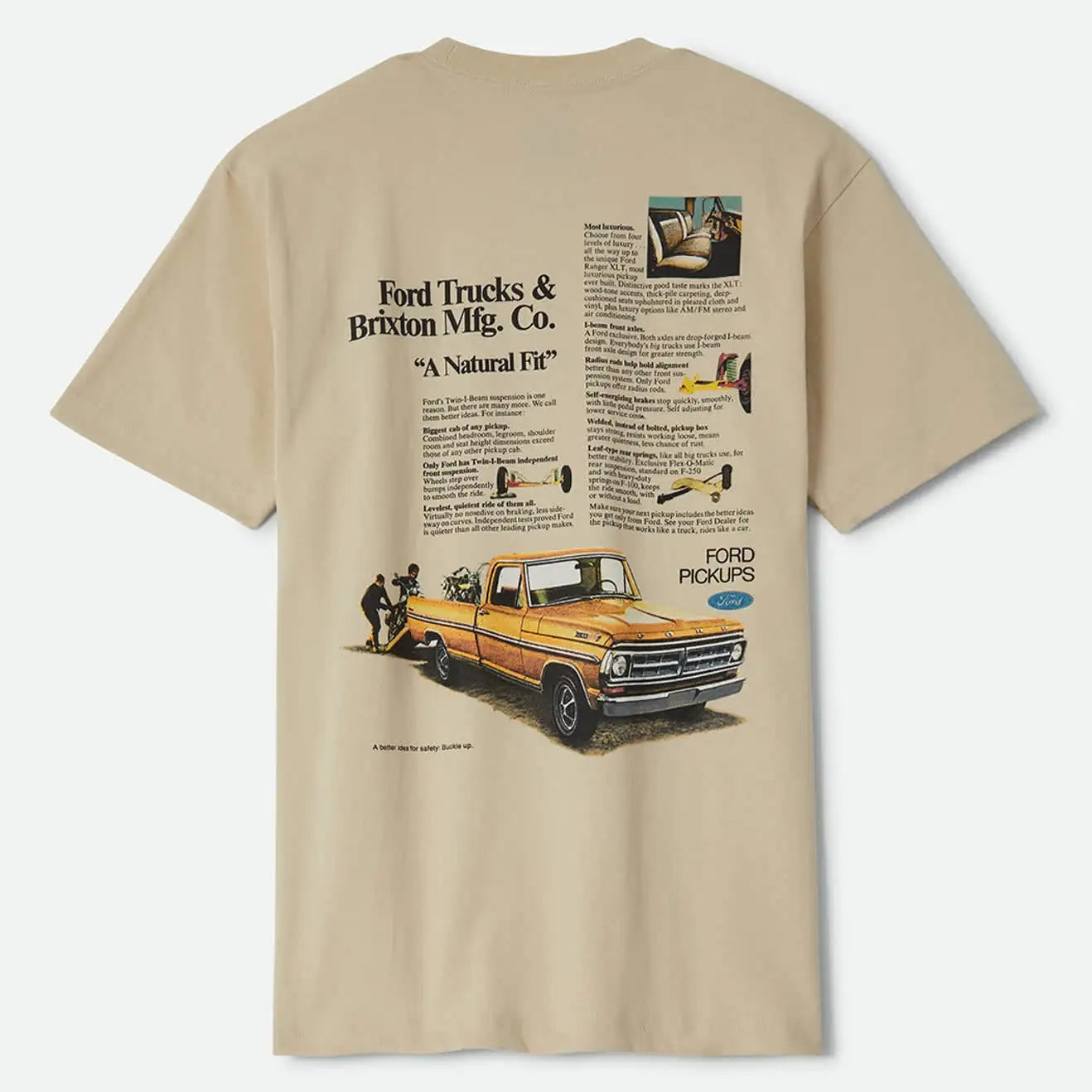 Brixton Mens Shirt Ford 71 Pickup