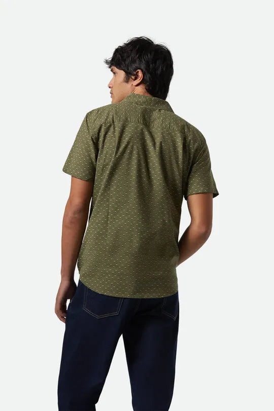 Brixton Mens Woven Charter Print