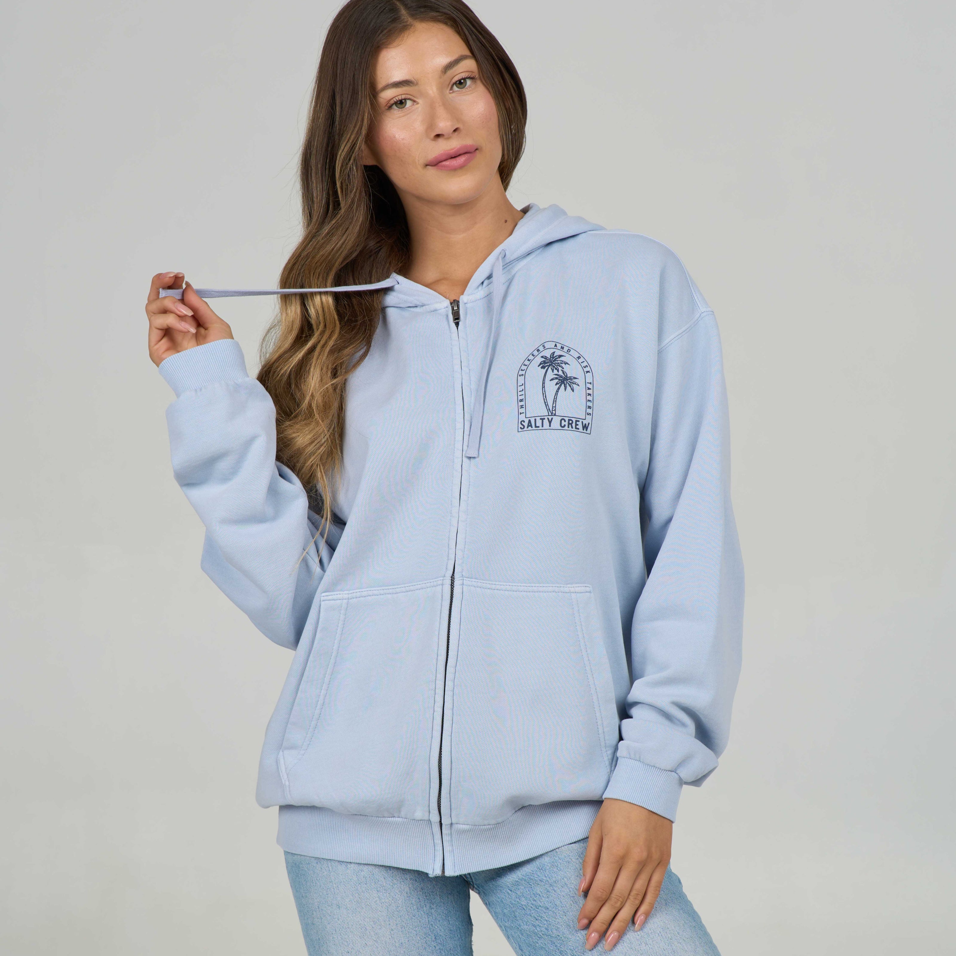Salty Crew Womens Sweatshirt Archway Zip Hoody