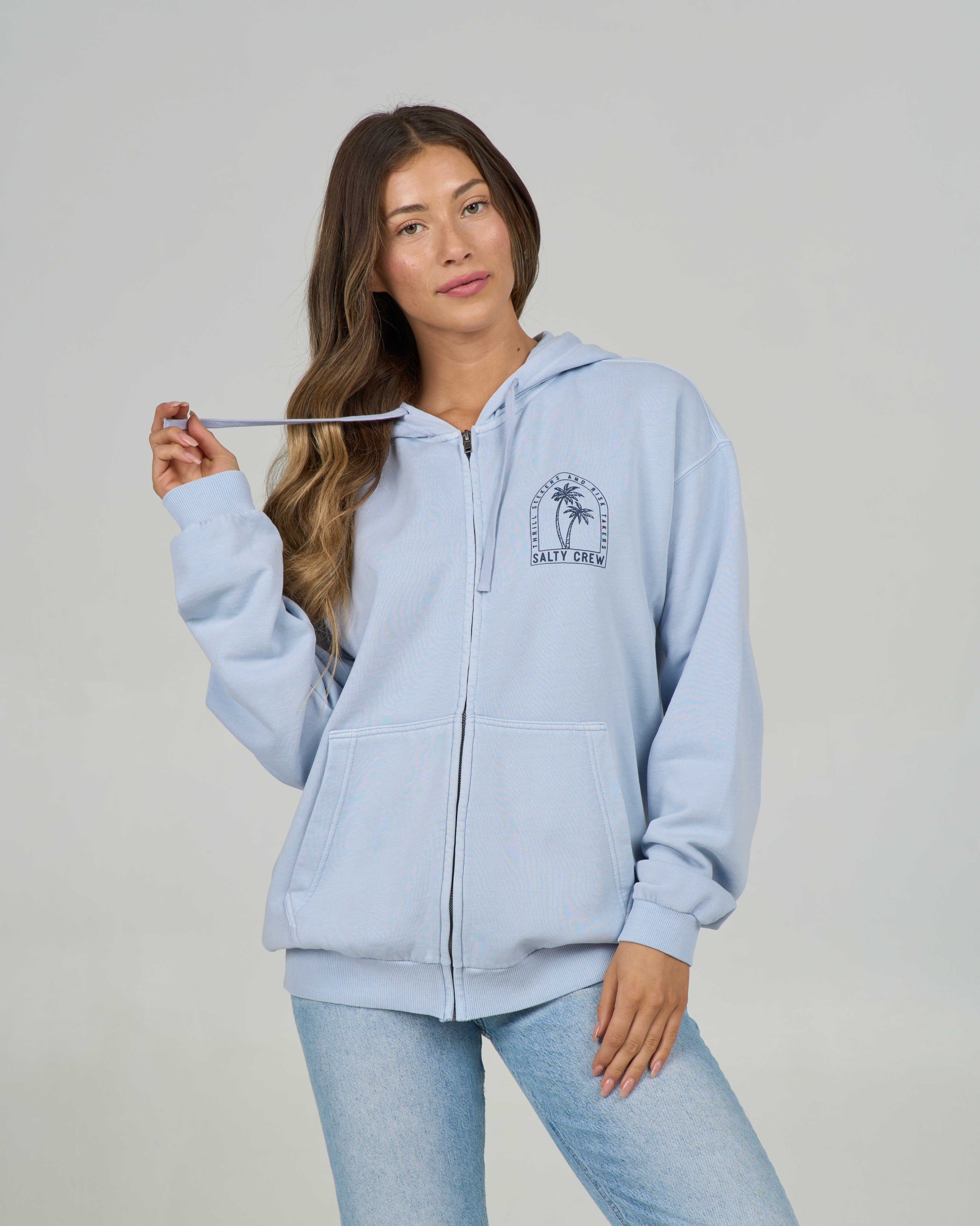 Salty Crew Womens Sweatshirt Archway Zip Hoody