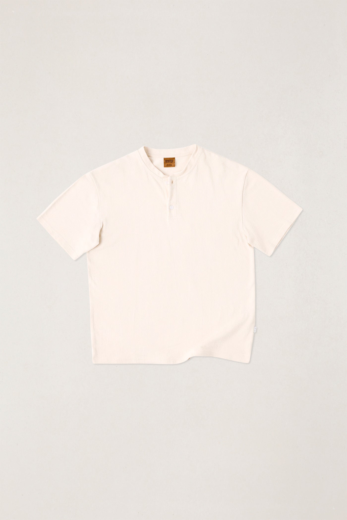 Rhythm Mens Shirt Vintage Jersey Henley