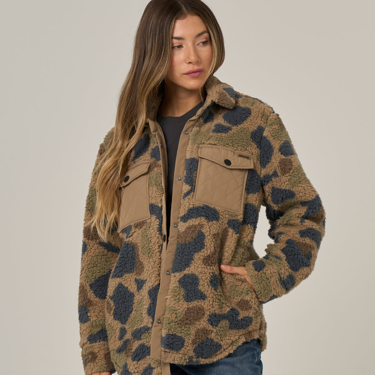Salty Crew Womens Jacket Calm Seas Shacket