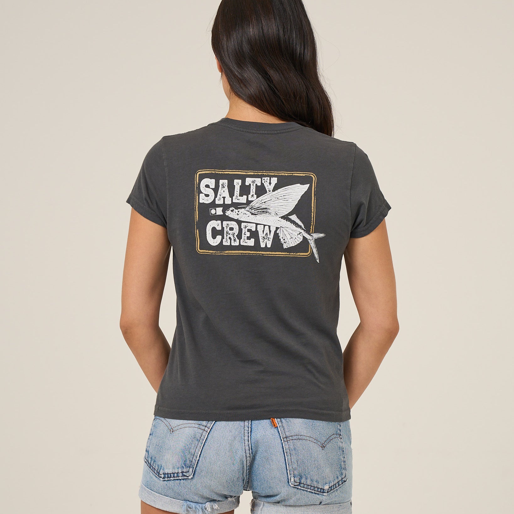 Salty Crew Womens Shirt Flyer Modern Tee