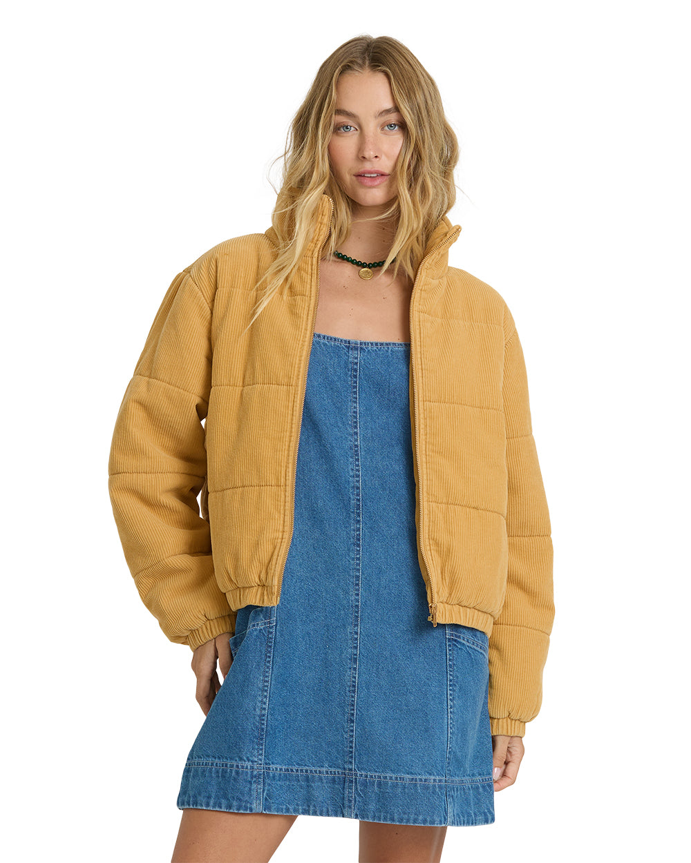 Billabong Womens Jacket Winter Waves Cord Bomber