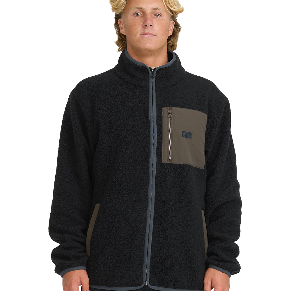 Billabong Mens Sweatshirt Alpine Mock Neck Zip
