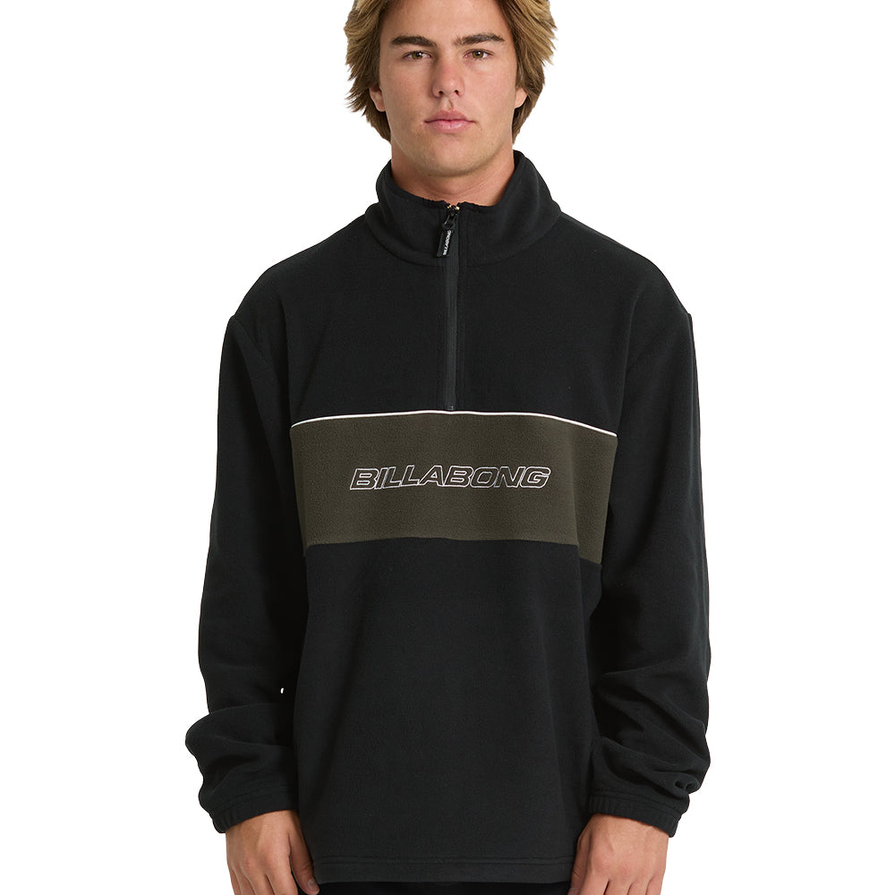 Billabong Mens Sweatshirt Blueprint Mockneck Fleece