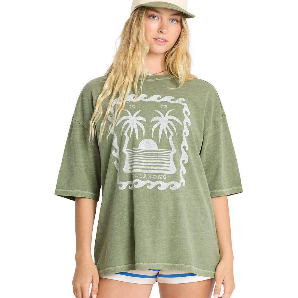 Billabong Womens Shirt Wave Stamp