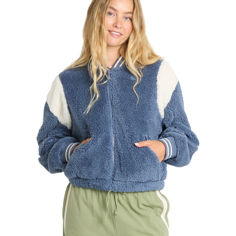 Billabong Womens Jacket Batter Zip Fleece