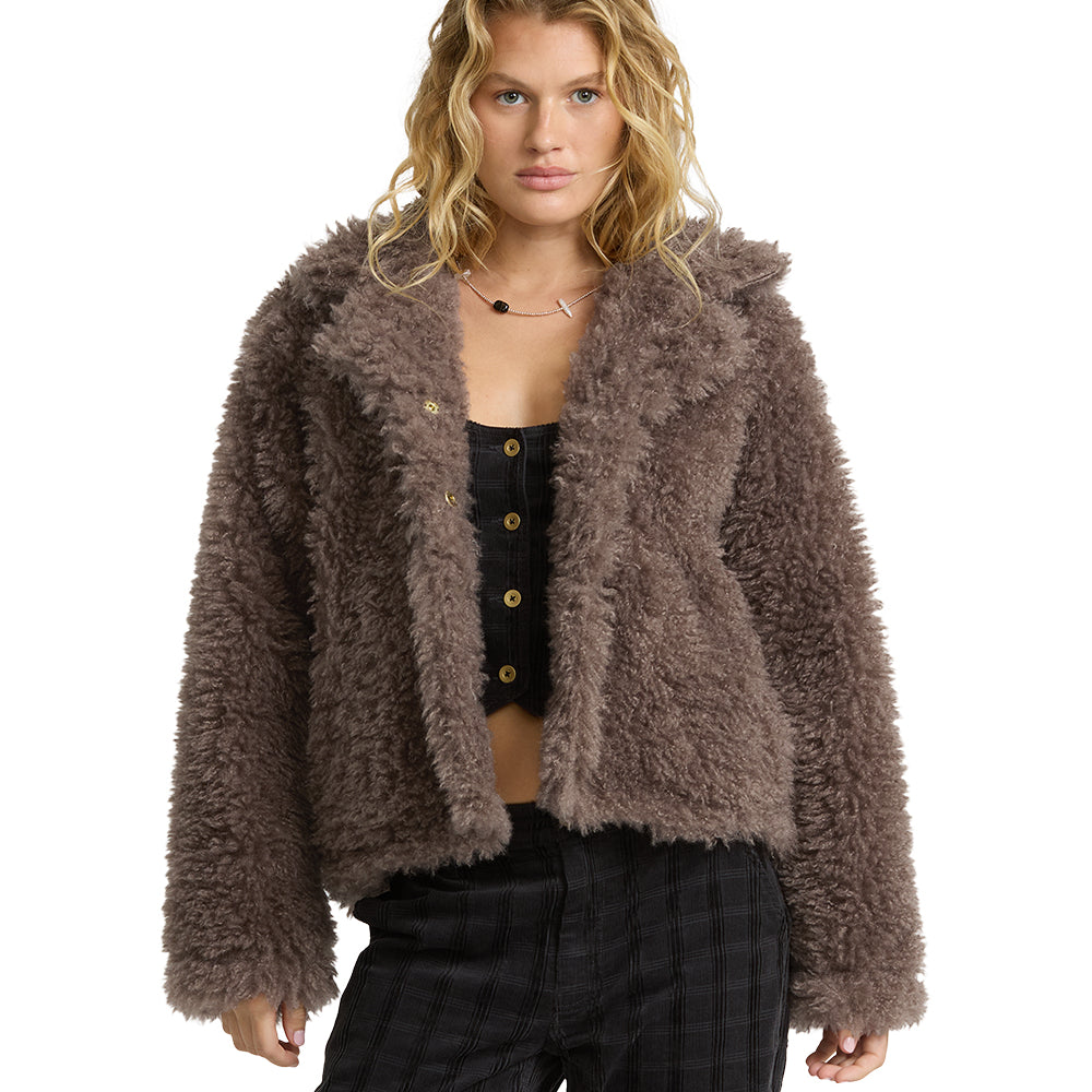 Billabong Womens Jacket Holidazed Fluffy