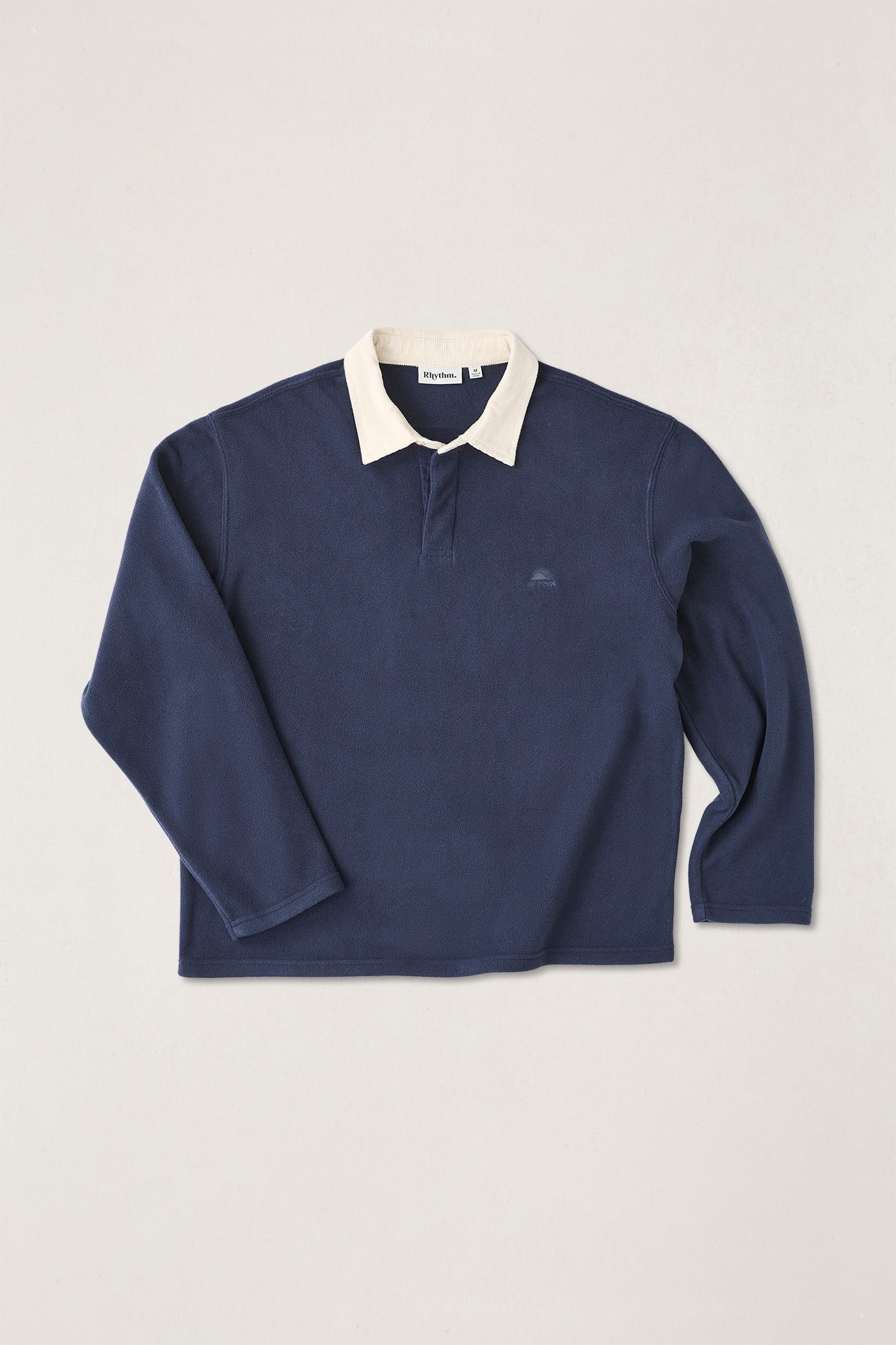 Rhythm Mens Sweatshirt Awake Polar Fleece Polo