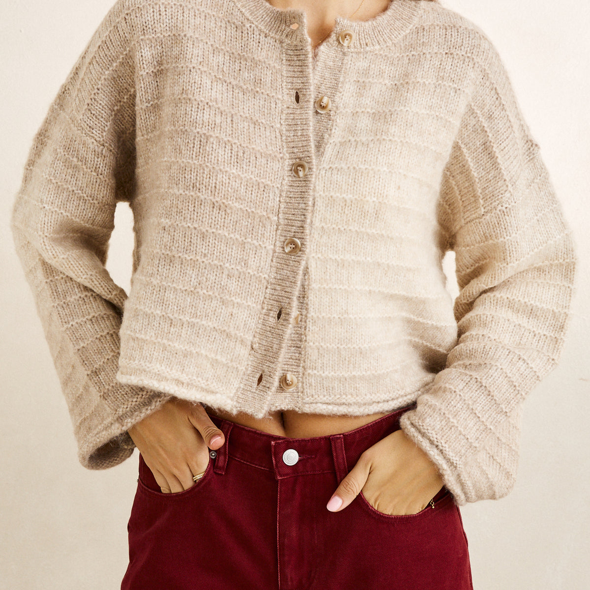 Rhythm Womesn Sweater Baklava Cardigan