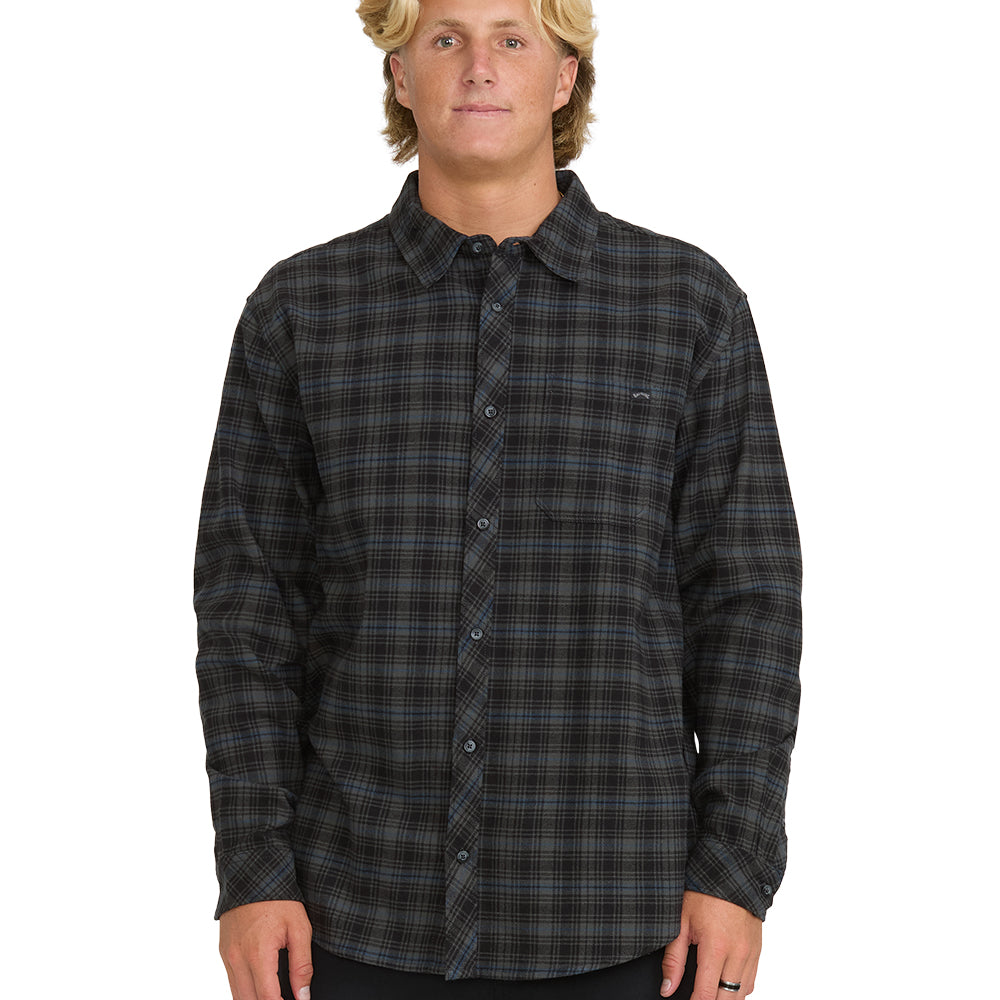 Billabong Mens Shirt Coastline Long Sleeve Flannel