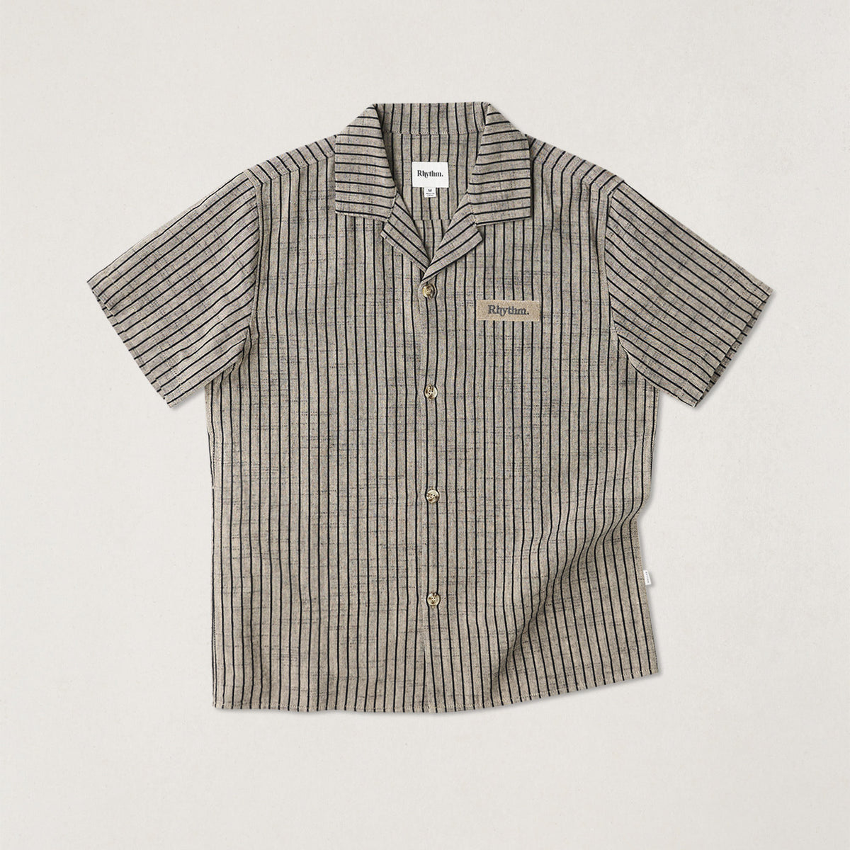 Rhythm Mens Woven Texture Stripe