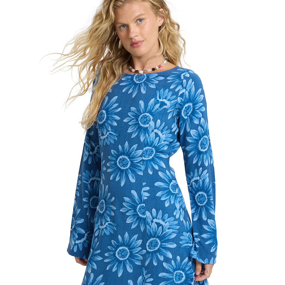 Billabong Womens Dress Way Out West Ls Mini