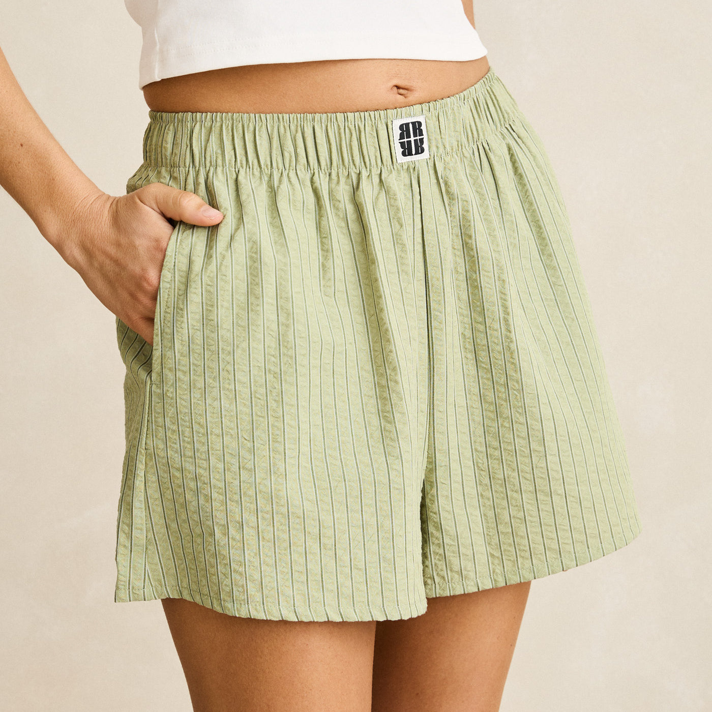 Rhythm Womens Shorts Vista Stripe