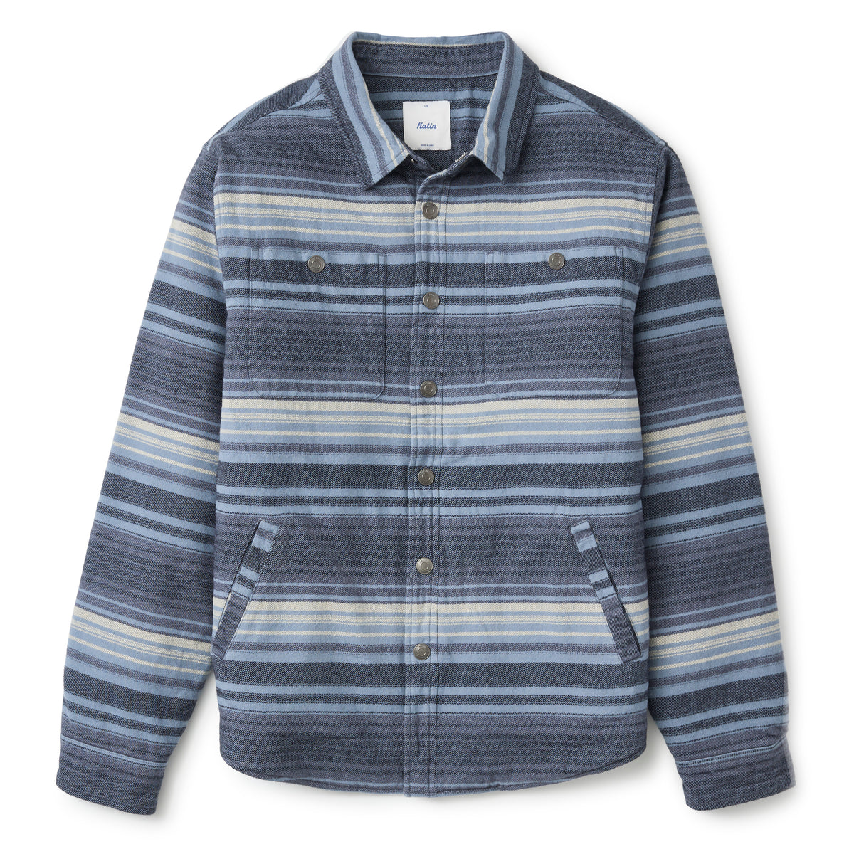 Katin Mens Shirt Harold Stripe Shirt Jacket