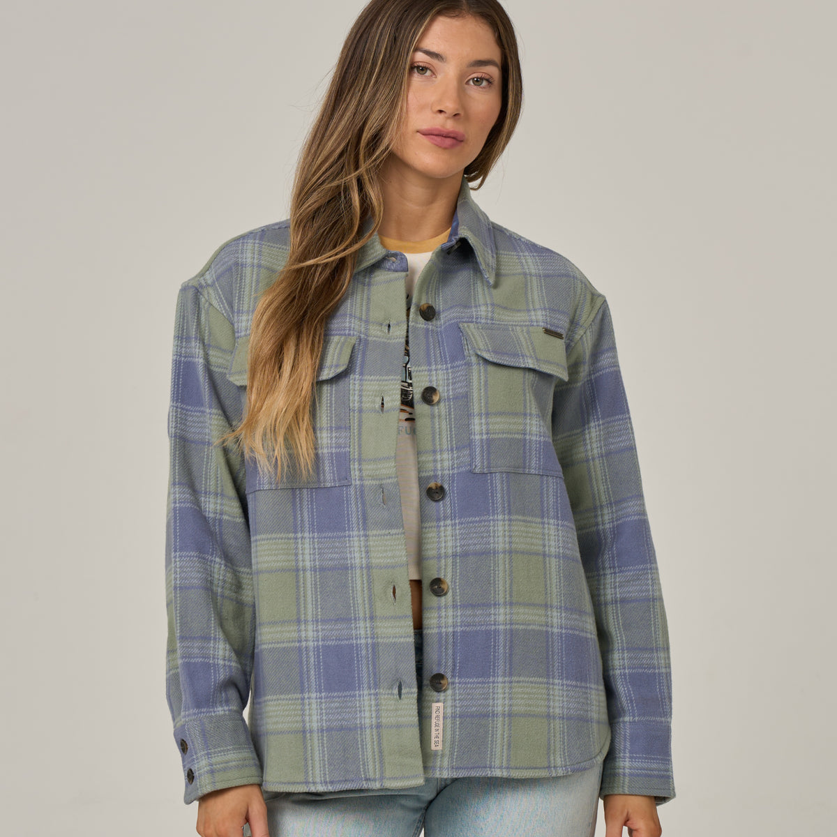 Salty Crew Womens Jacket Day Trip Shacket